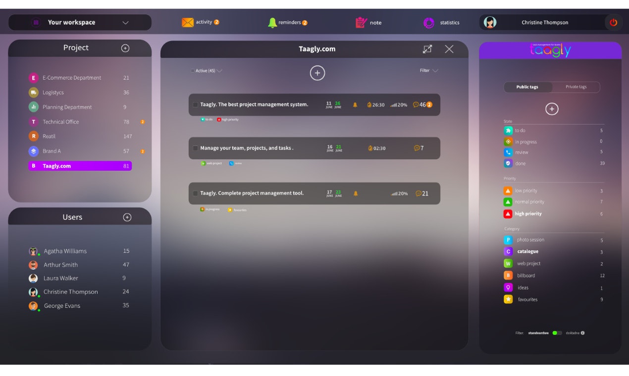 Taagly - project management via tagging gallery image