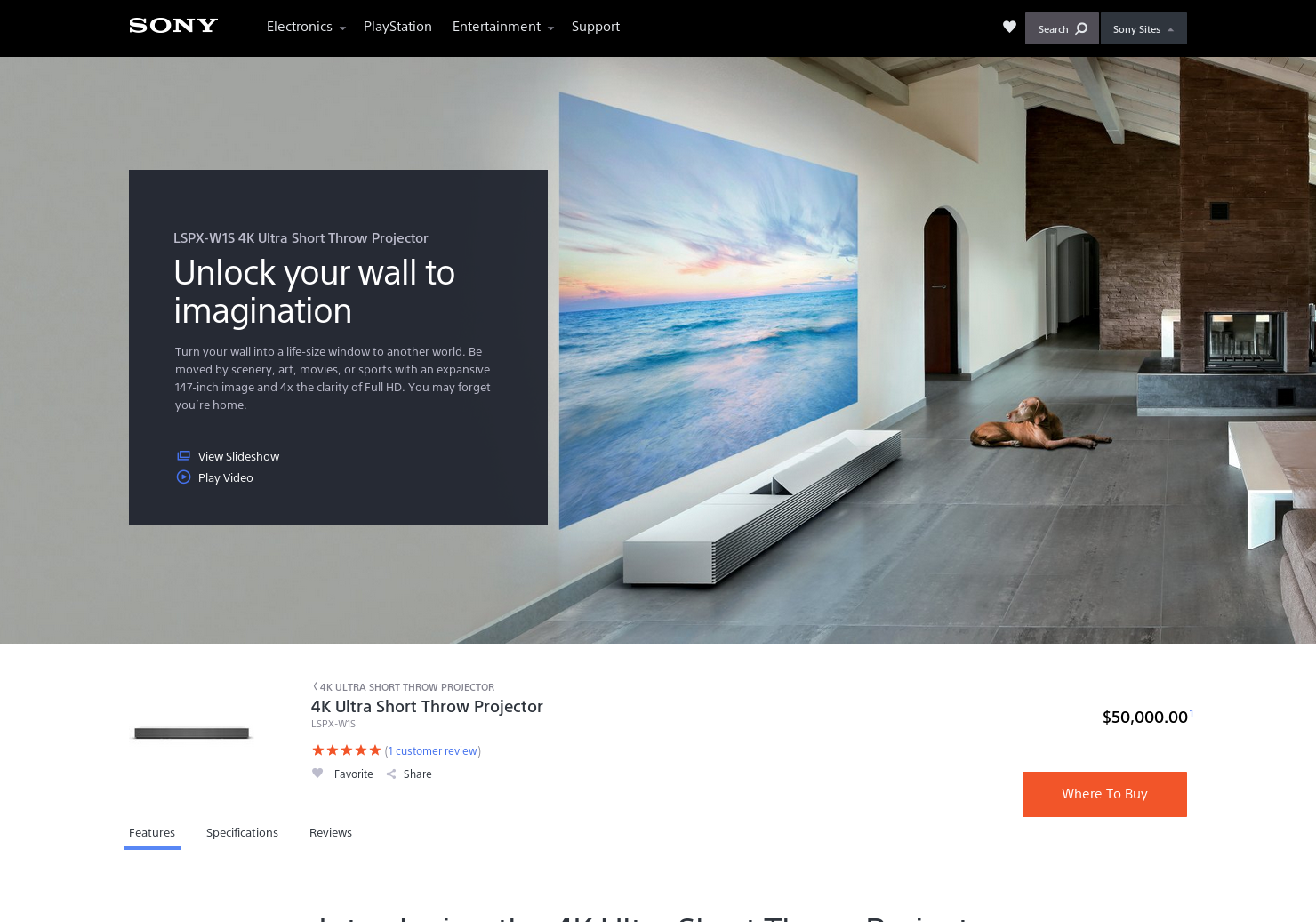 4K Ultra Short Throw