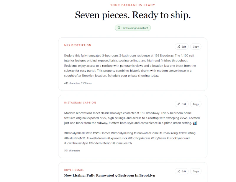 ListingAI screenshot 3