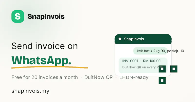 SnapInvois screenshot 1