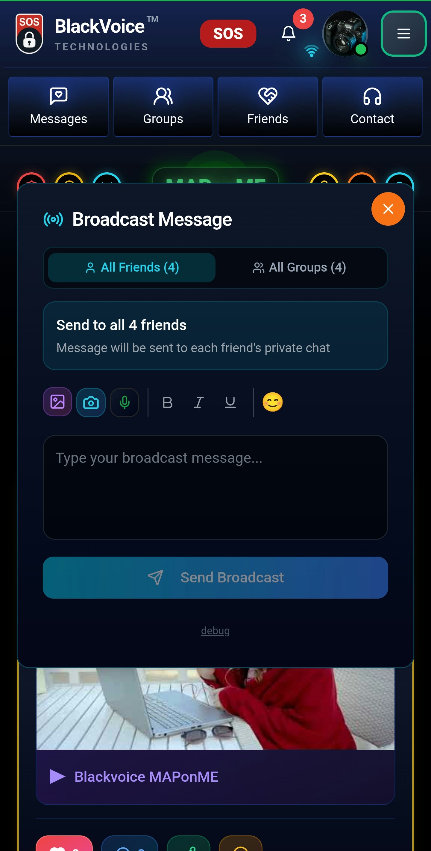 MAPonME by BLACKVOICE TECHNOLOGIES™ gallery image