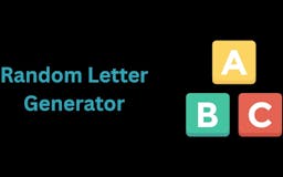 Random Letter Generator media 2