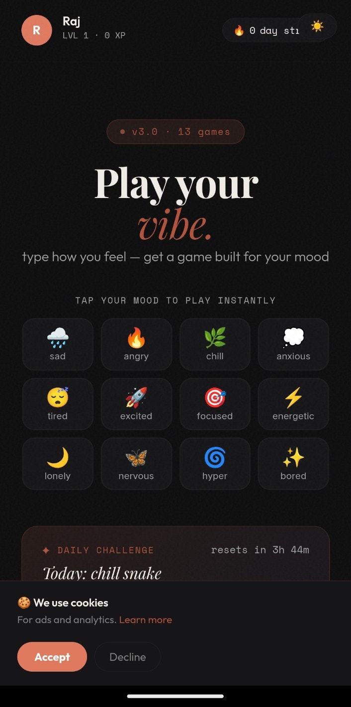 Vibe Games