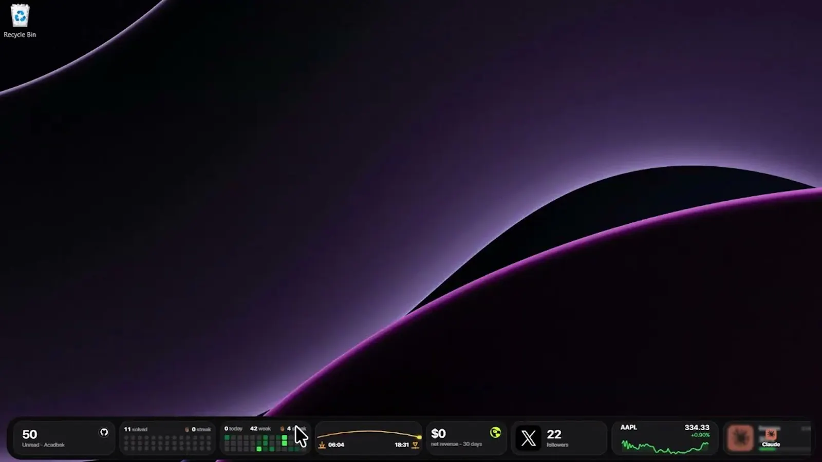 lumabar screenshot 1 (video preview)