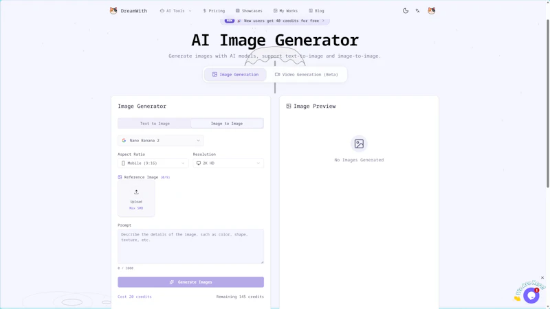 DreamWith screenshot 1