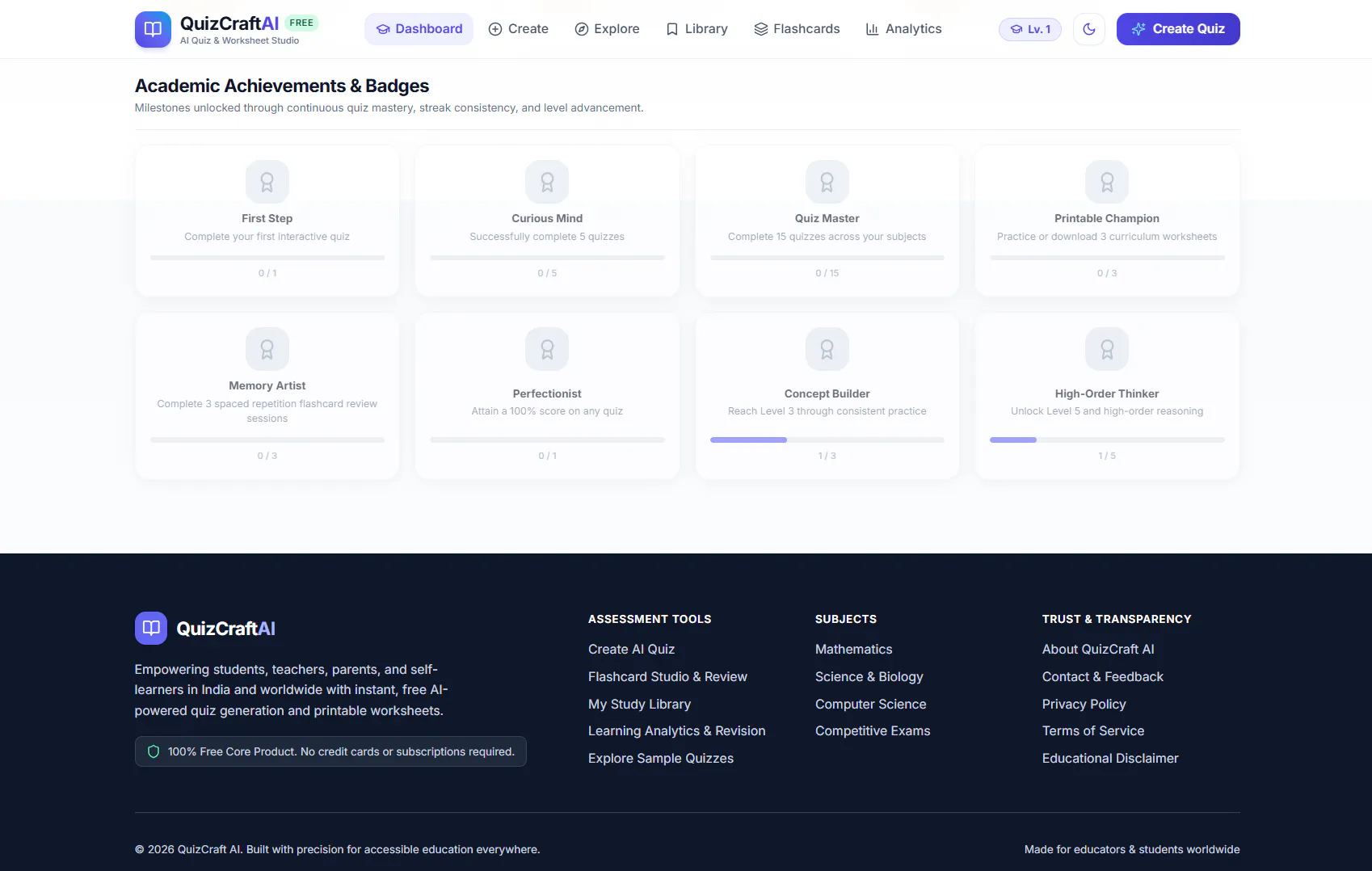 QuizCraft AI gallery image
