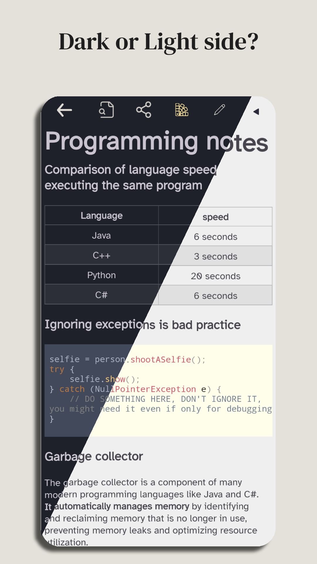 PocketMark MarkDown editor media 8