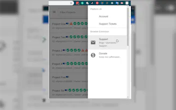 Platform.sh Monitor for Chrome & Firefox gallery image