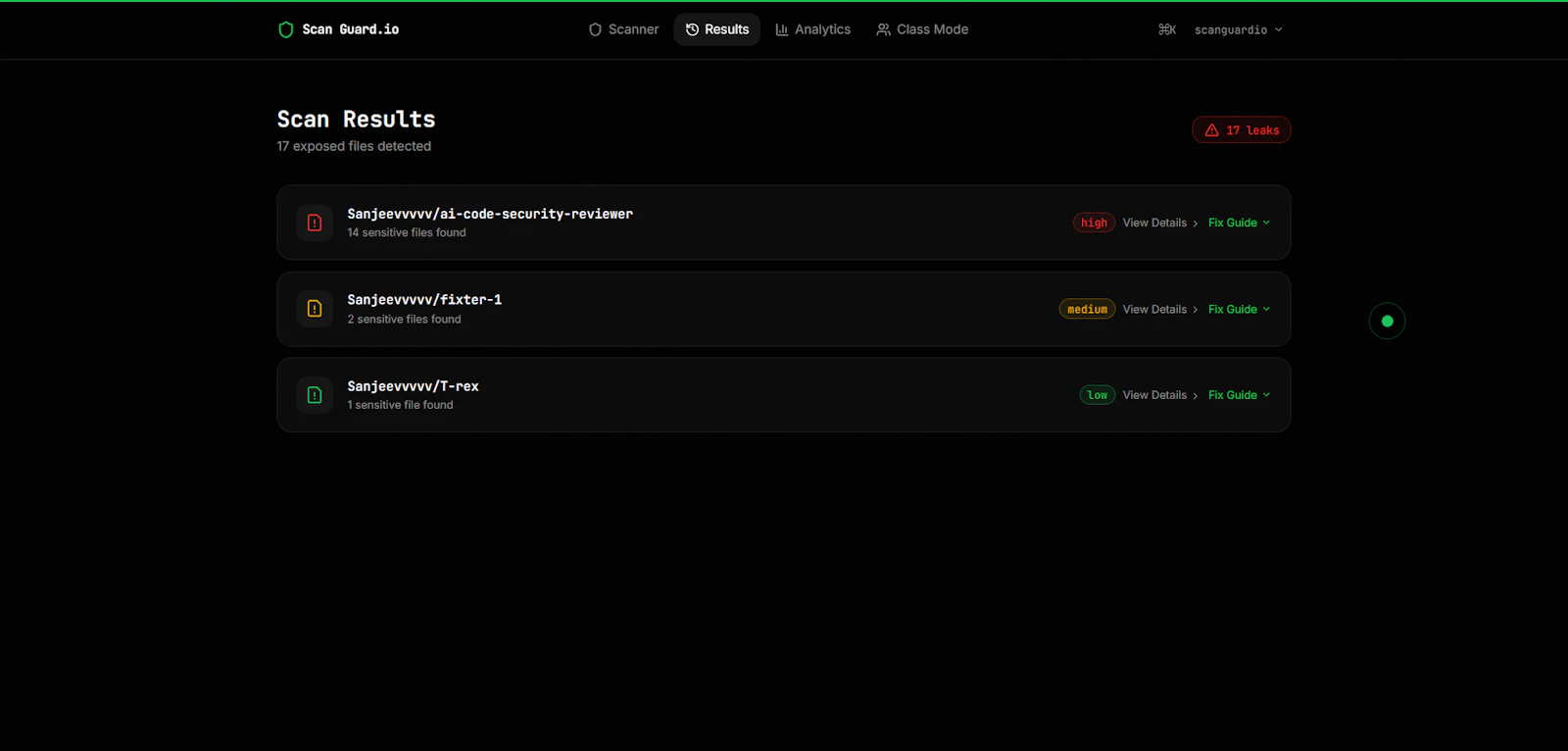 Scan Guard.io screenshot 3