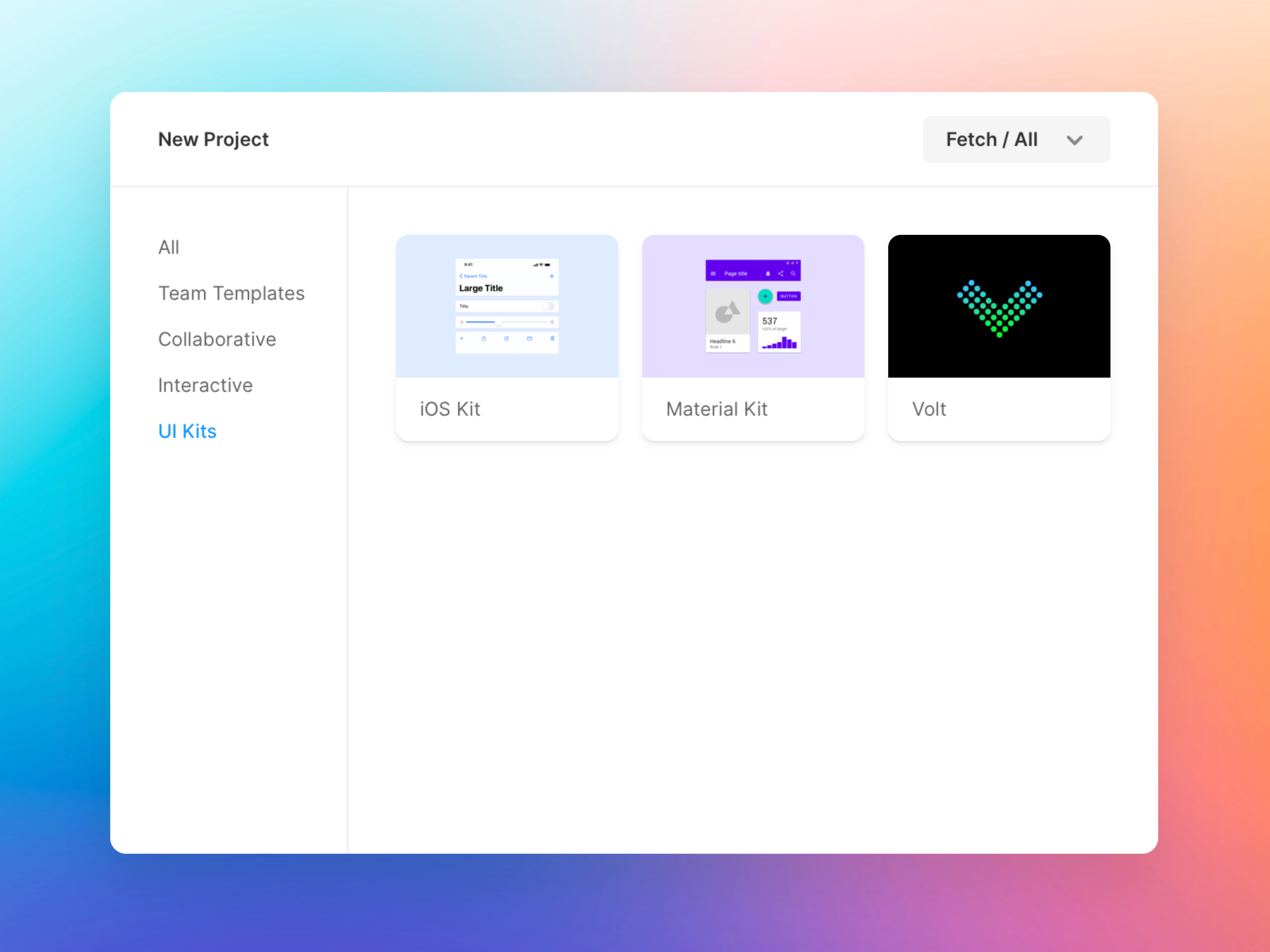 Templates from Framer gallery image