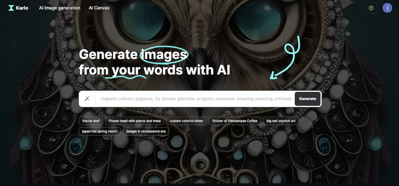 Karlo-AI Text-to-Image Generator - สร้างแรงบันดาลใจความคิดการสร้างภาพ AI ที่น่าประทับใจ media 2