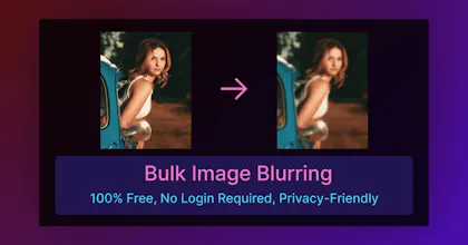 Bulk Image Blurring gallery image