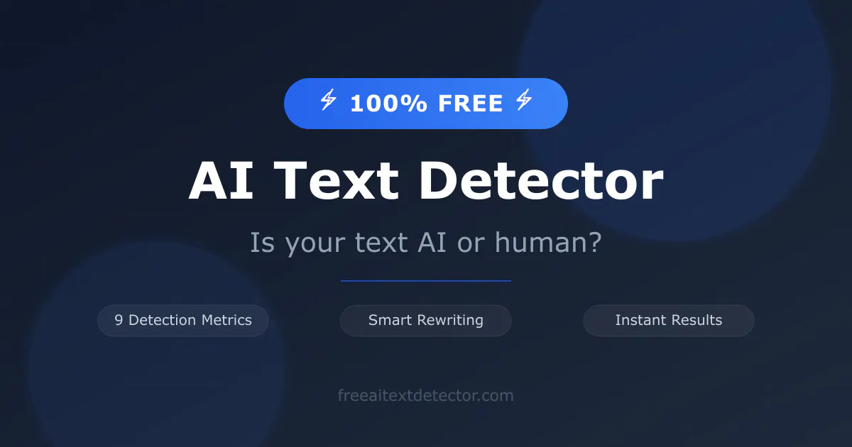 Free AI text detector  gallery image
