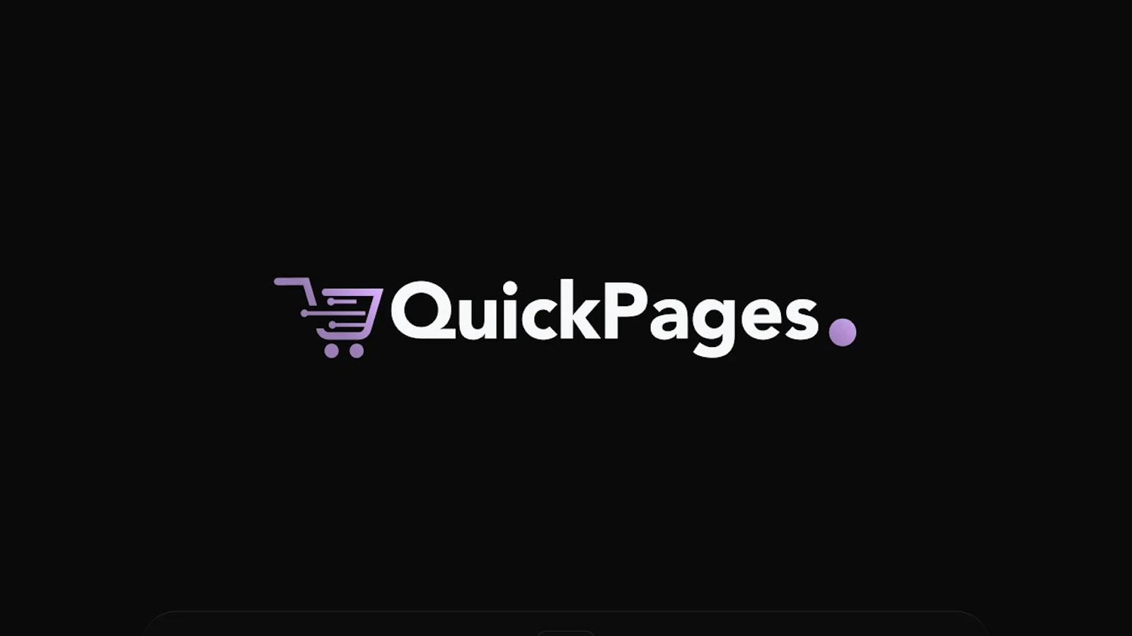 QuickPages AI screenshot 1 (video preview)