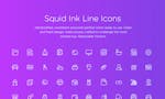 Squid Ink Line Icons image
