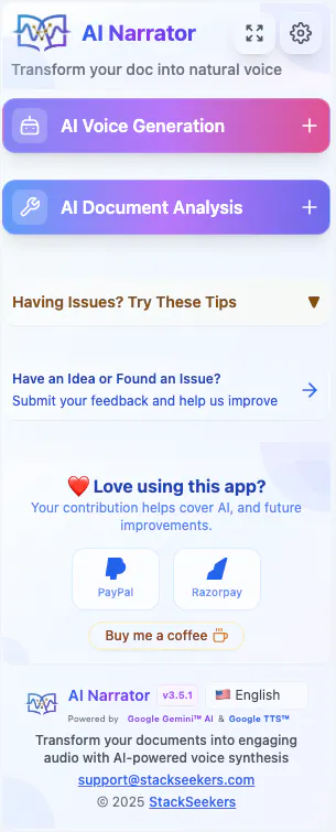 AI Narrator-AI voice generator 截图 2