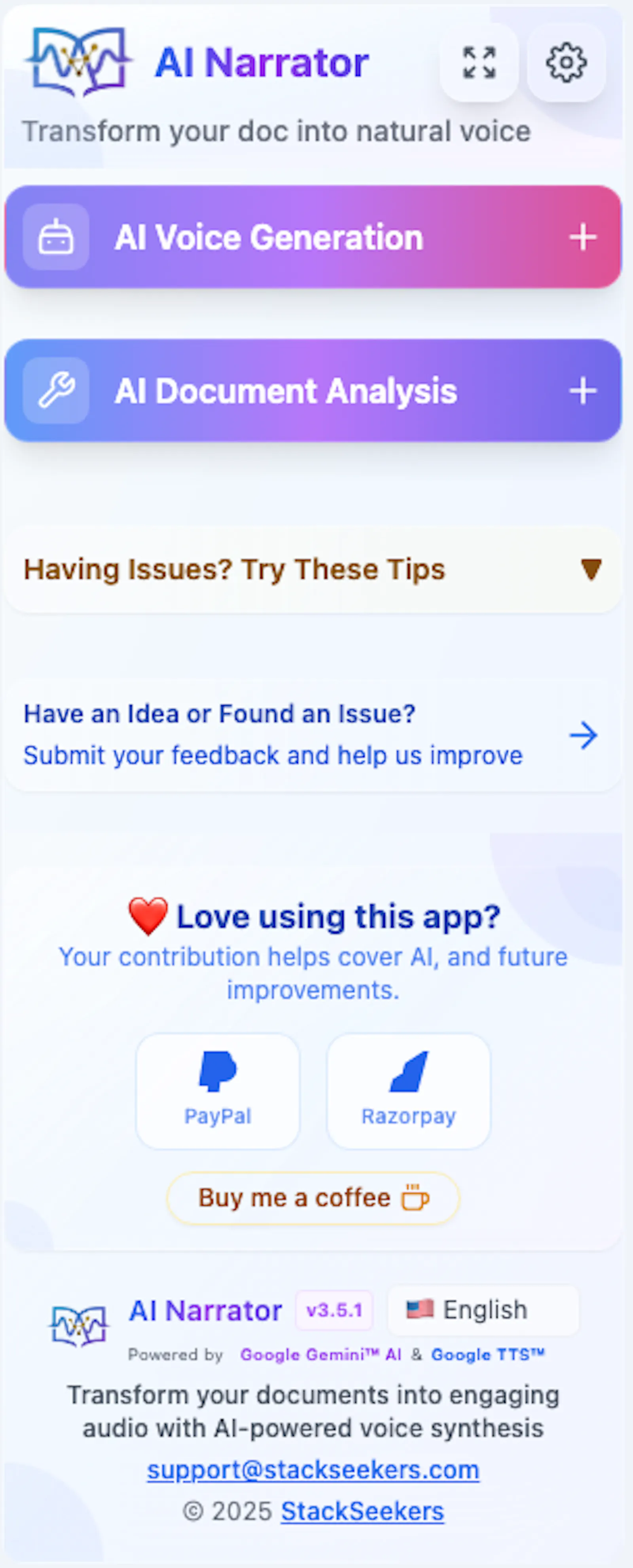 AI Narrator-AI voice generator screenshot 3