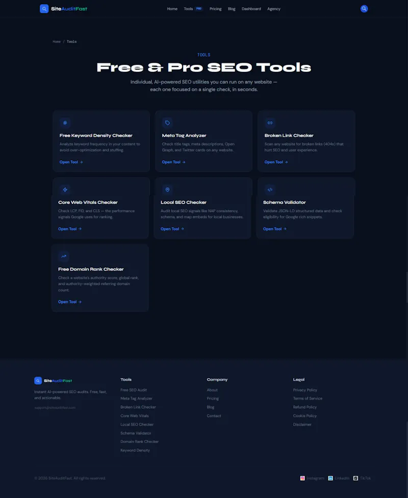SiteAuditFast screenshot 3