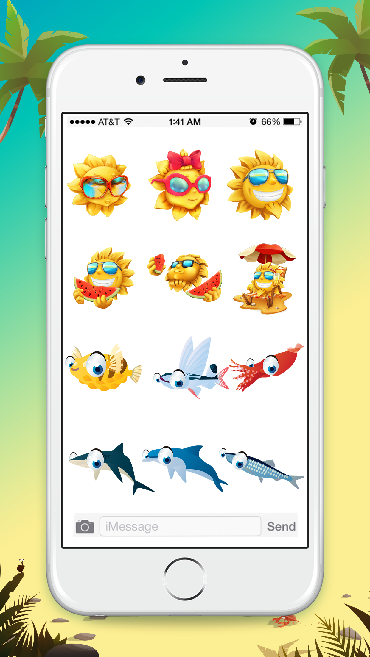 Animated Surfing Boys - iMessage gallery image