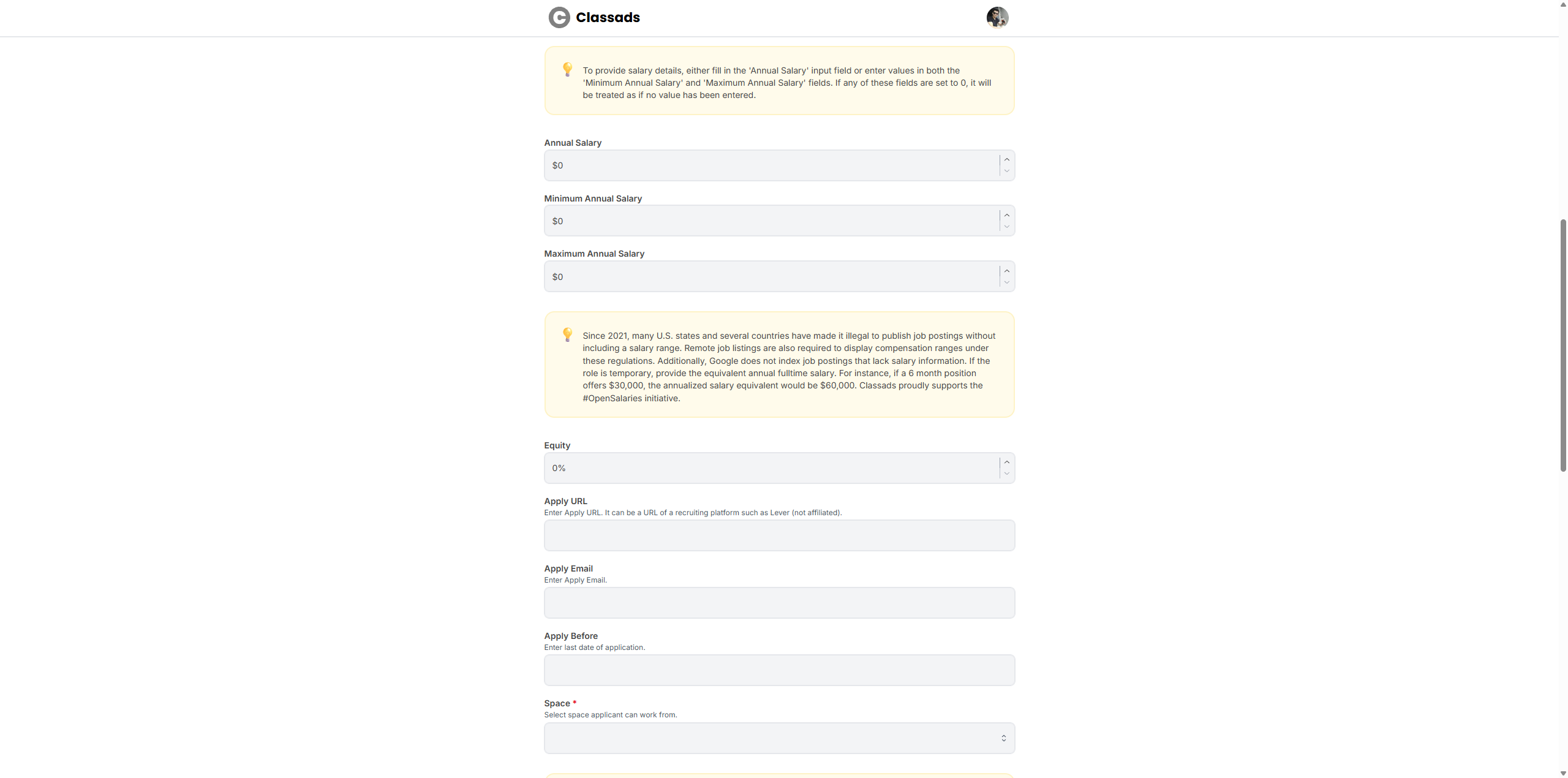 Classads launch gallery image