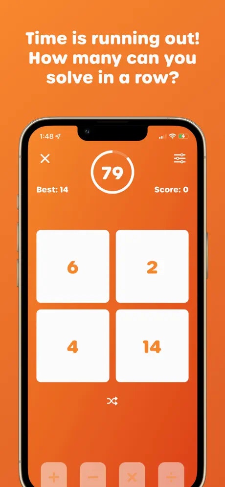 Solve 24 - Math Puzzles - Screenshot 5 showing product features and functionality