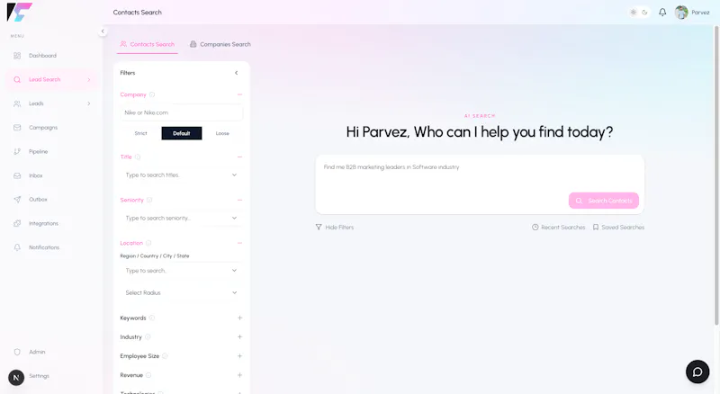 LeadForge AI screenshot 2
