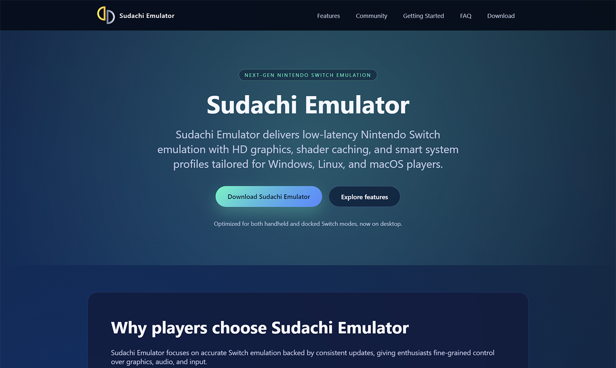 Sudachi Emulator screenshot 1