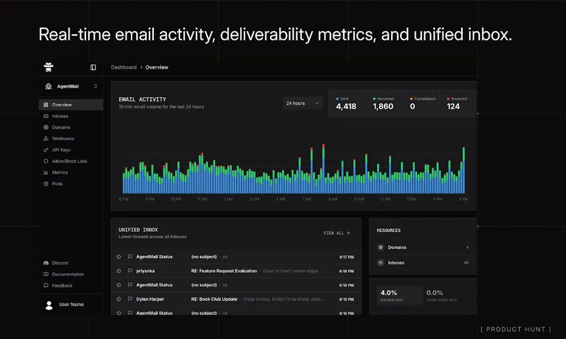 AgentMail screenshot 3