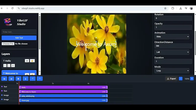 VibeGIF Studio screenshot 1 (video preview)