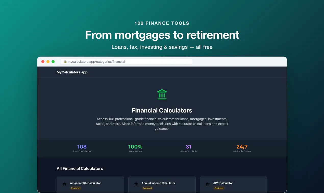 MyCalculators.app gallery image