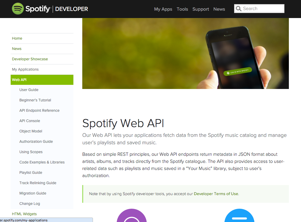 spotify web api