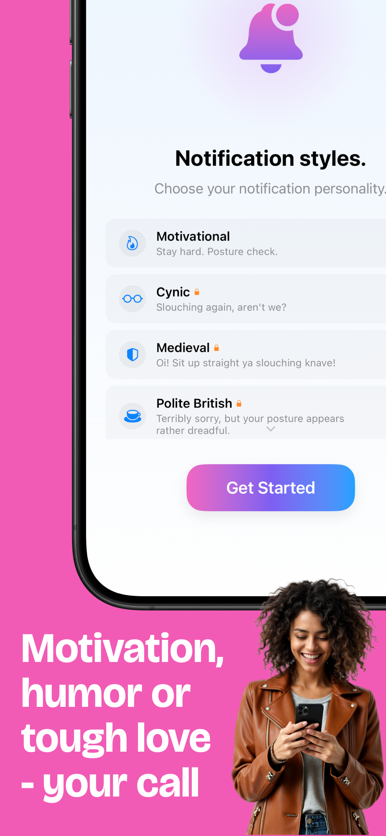 BackCheck: Posture Reminder - Screenshot 3 showing product features and functionality