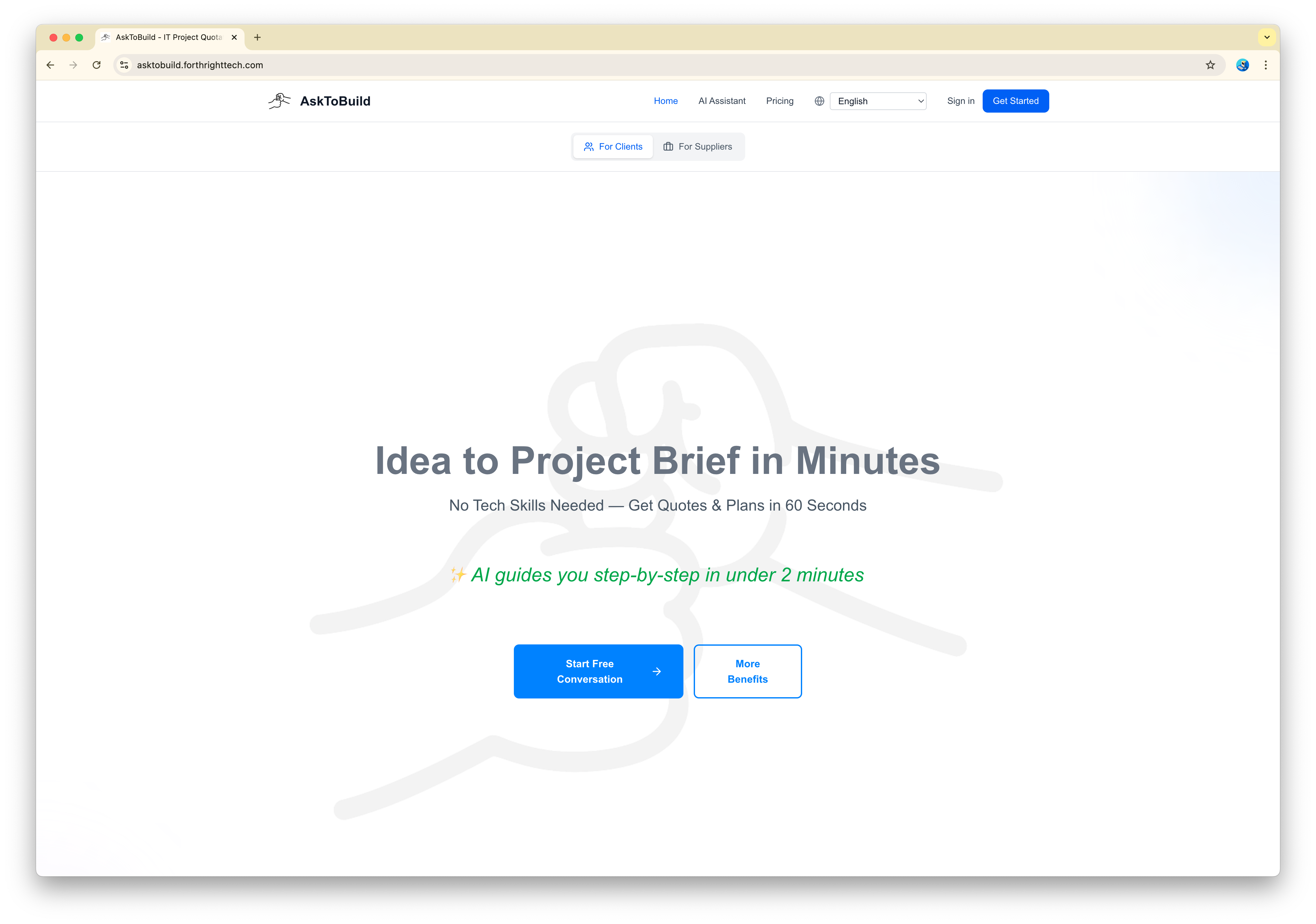 AskTobuild - 비 기술 비즈니스 소유자의 범위 및 견적 미디어 1
