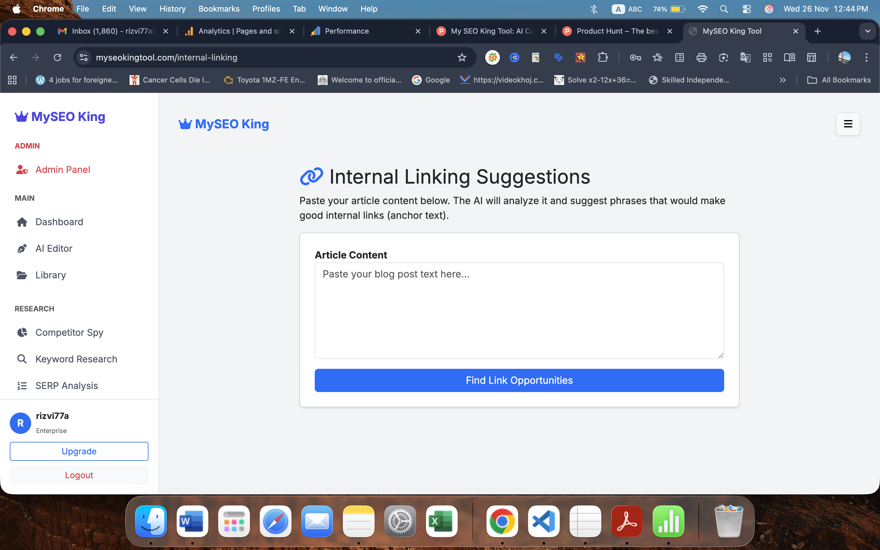 My SEO King Tool gallery image