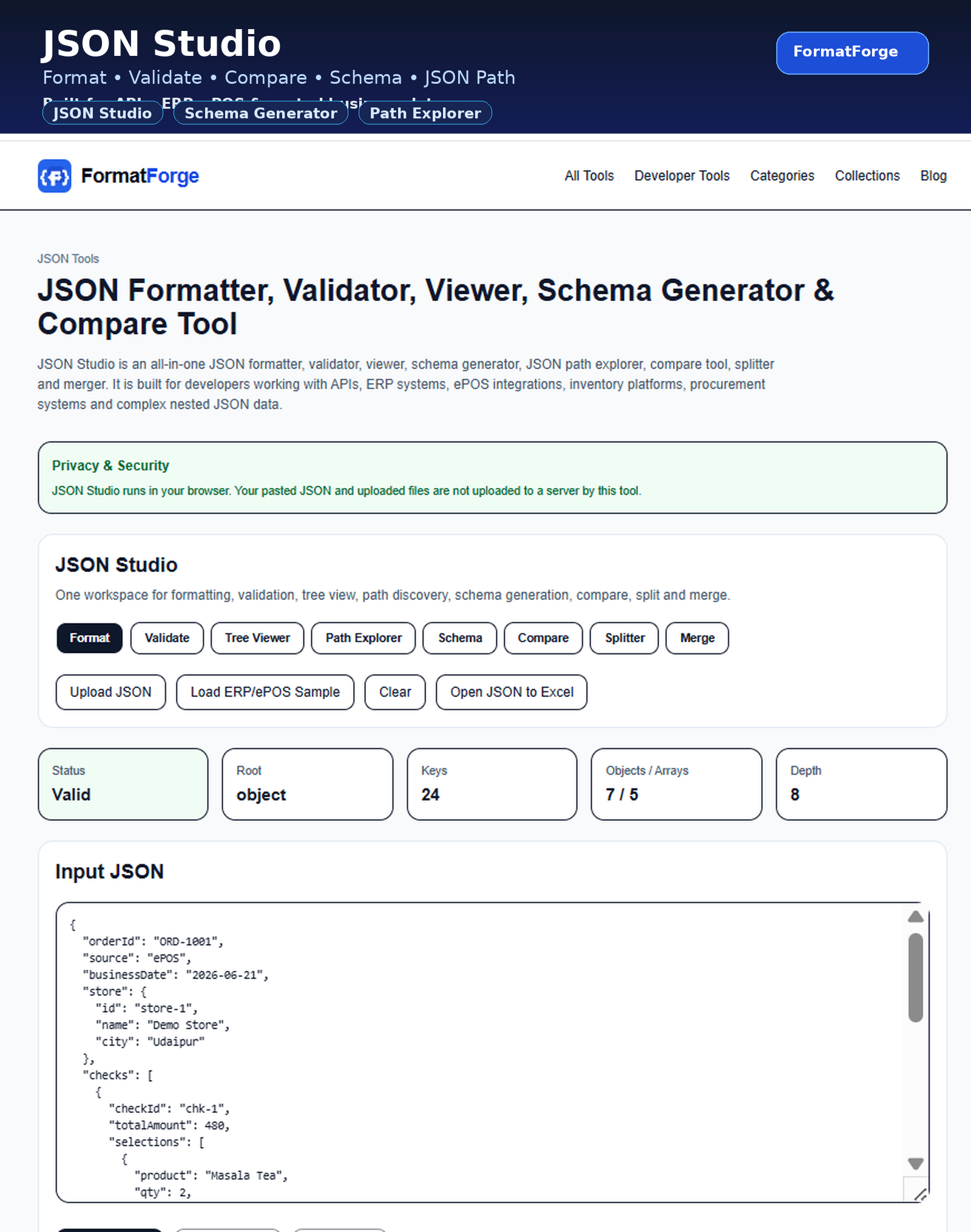FormatForge Developer Tools gallery image