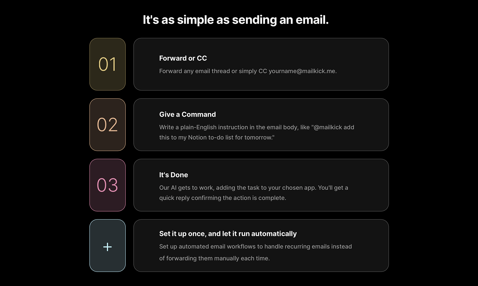 Média Courrier - Assistant AI alimenté par e-mail pour transformer n'importe quel e-mail en tâche 5