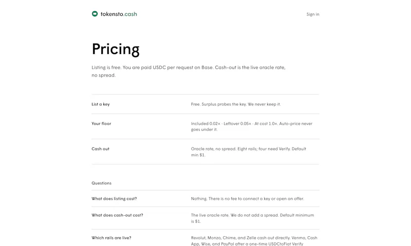 tokensto.cash screenshot 5