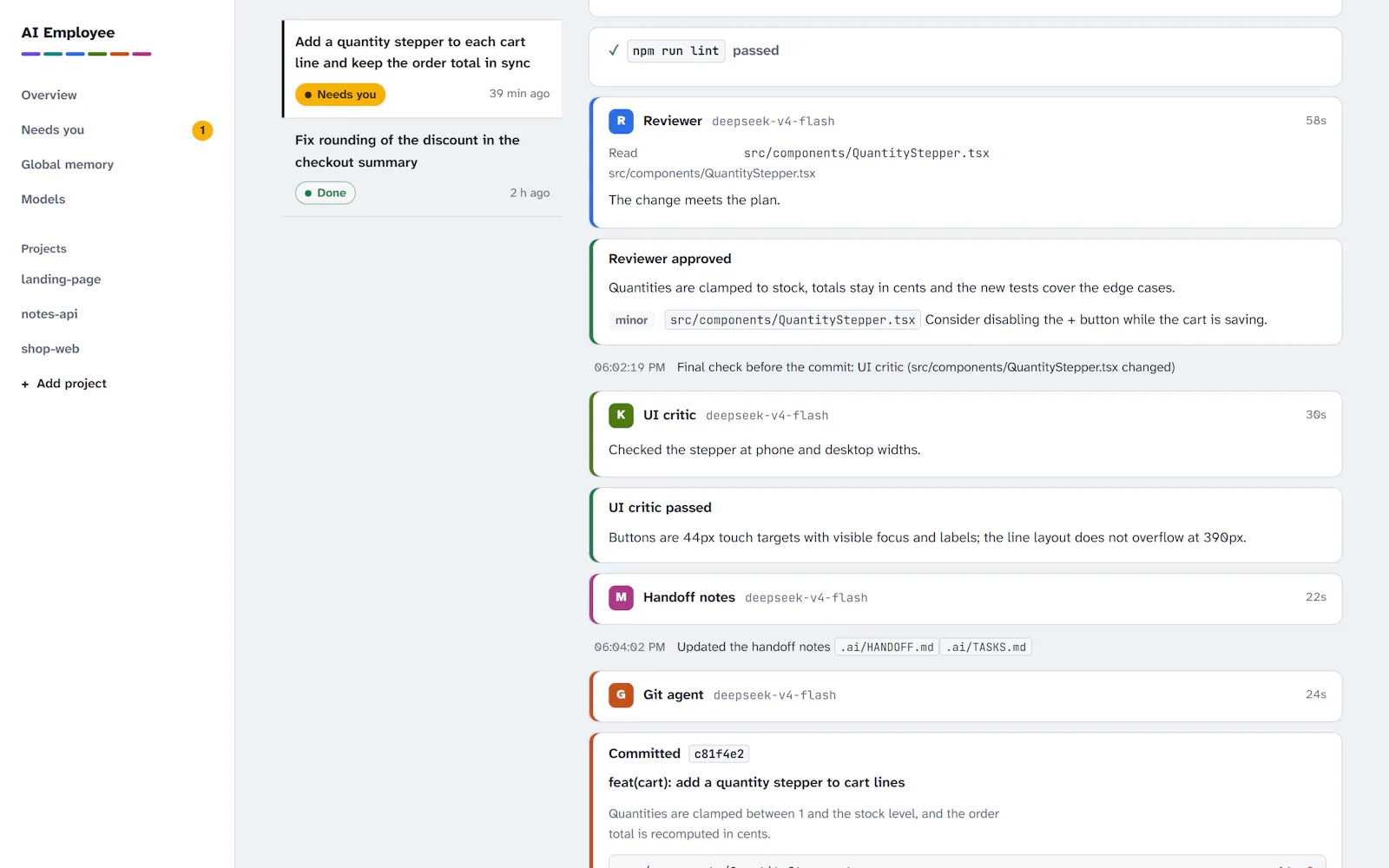 AI Employee screenshot 2
