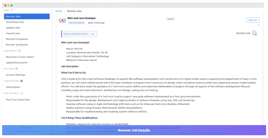 RemoteJobHuntBuddy gallery image
