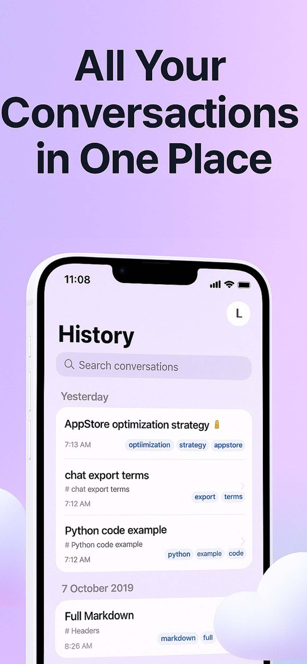 Chat Export - Save AI Chats - Screenshot 4 showing product features and functionality
