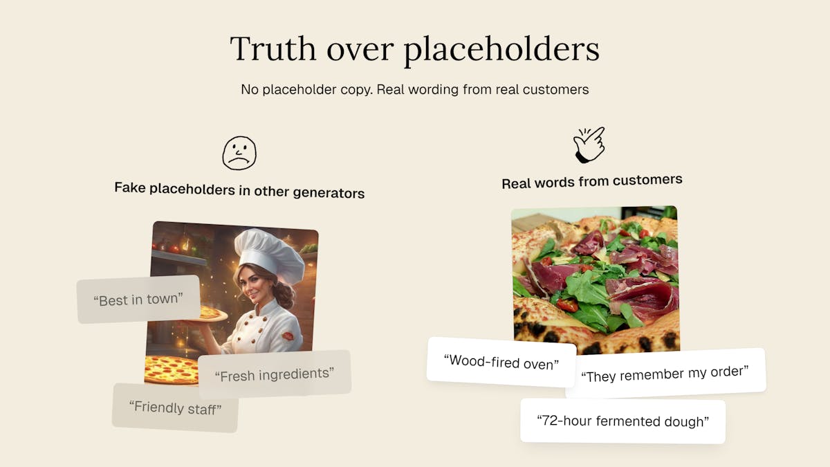 Brila publish and domain settings screen showing a ready-to-go live site workflow