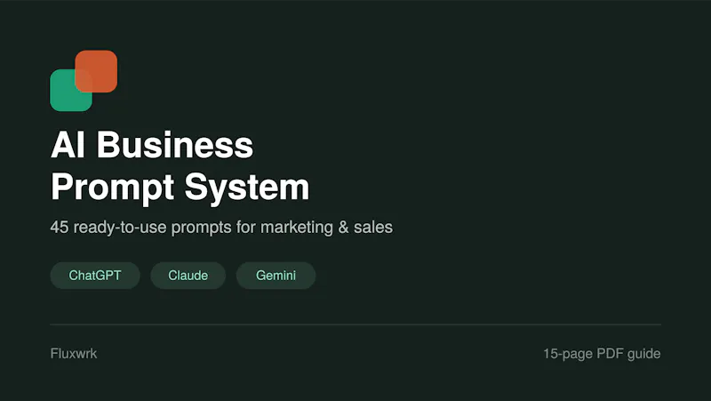AI Business Prompt System screenshot 1