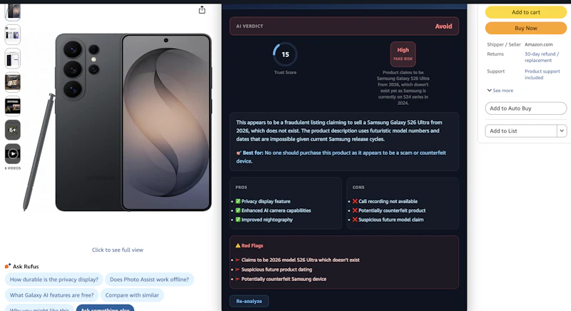 SmartBuy AI screenshot 1