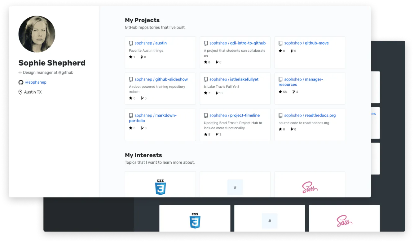 GitHub Personal Website Generator Image