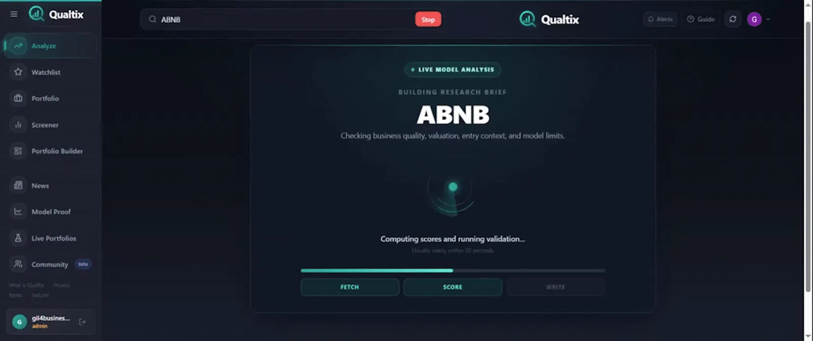 Qualtix screenshot 1 (video preview)