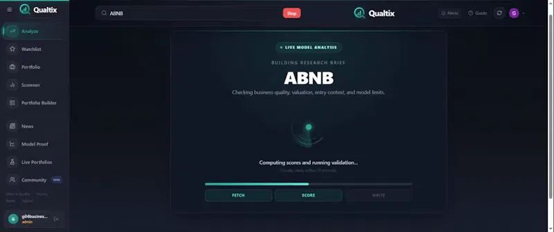 Qualtix screenshot 1 (video preview)