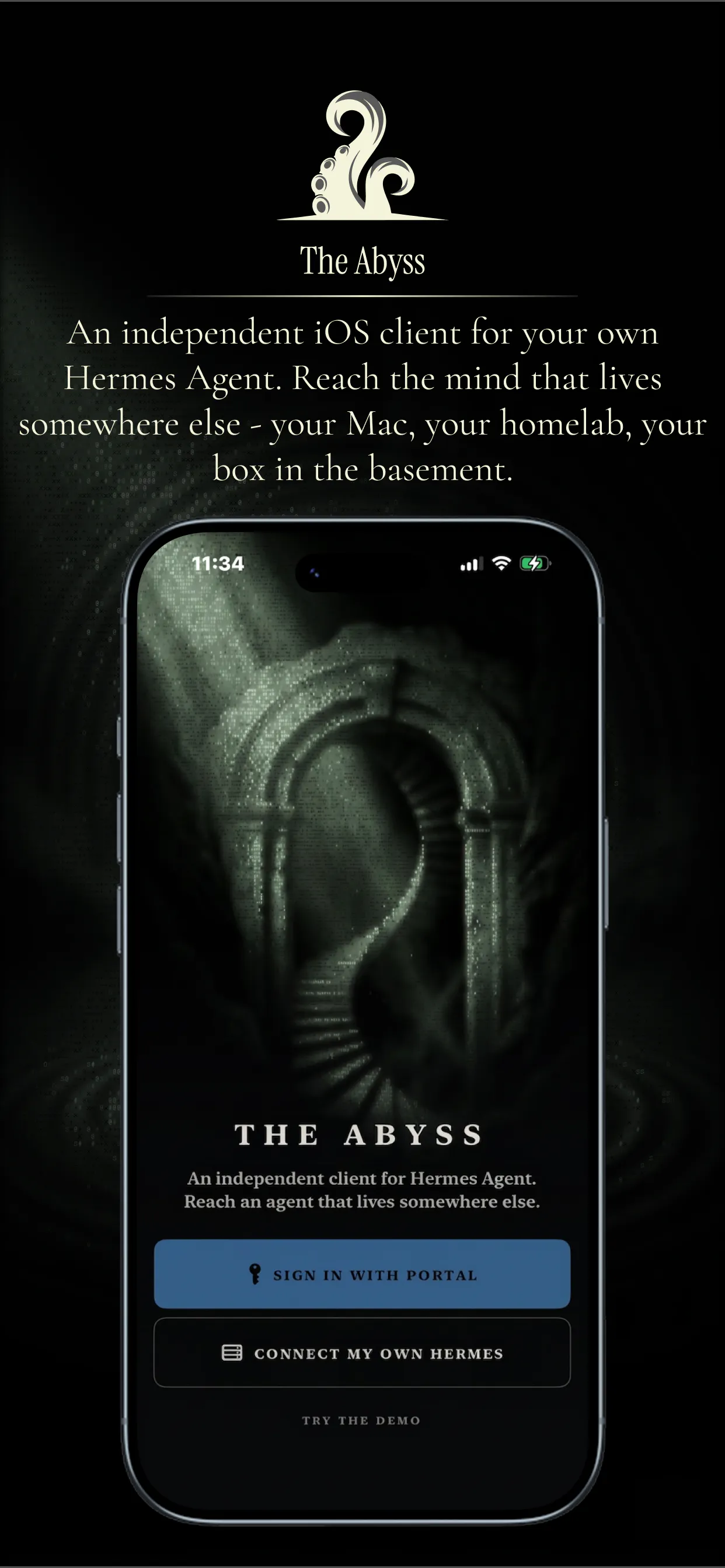 The Abyss - Hermes Agent Client 截图