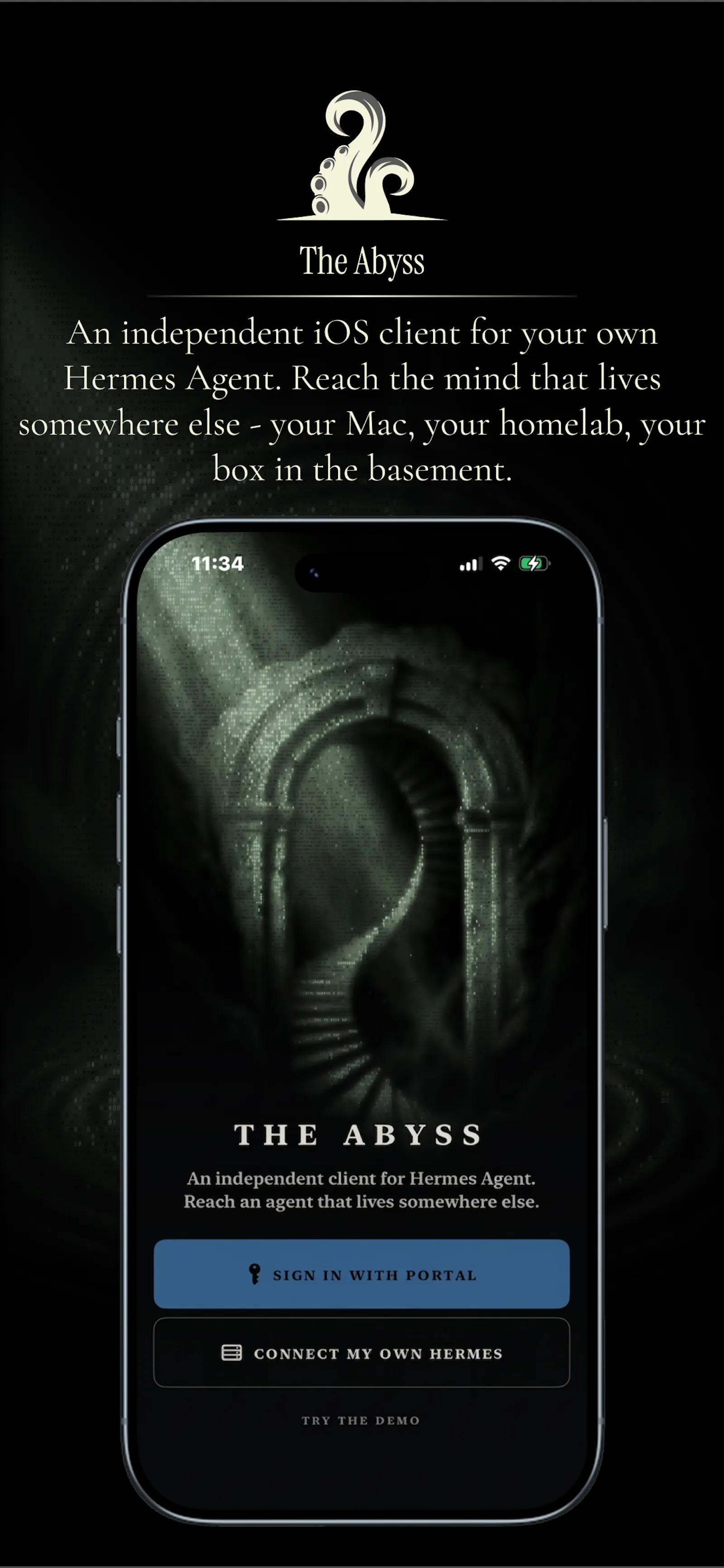 The Abyss - Hermes Agent Client screenshot 1