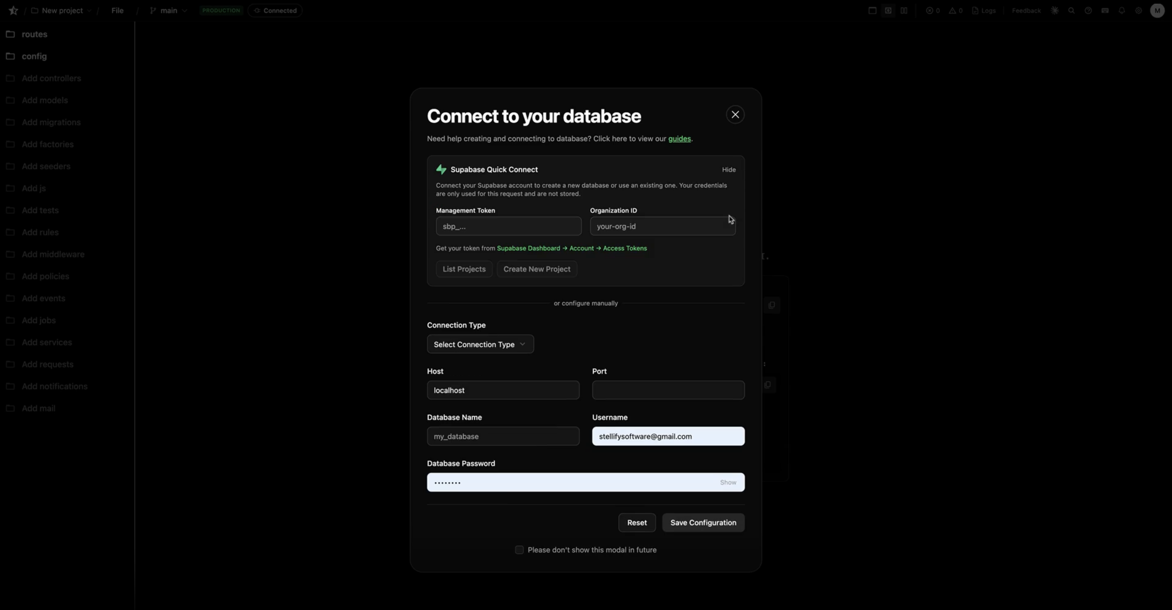 Stellify – AI-native Laravel development - Screenshot 3 showing product features and functionality