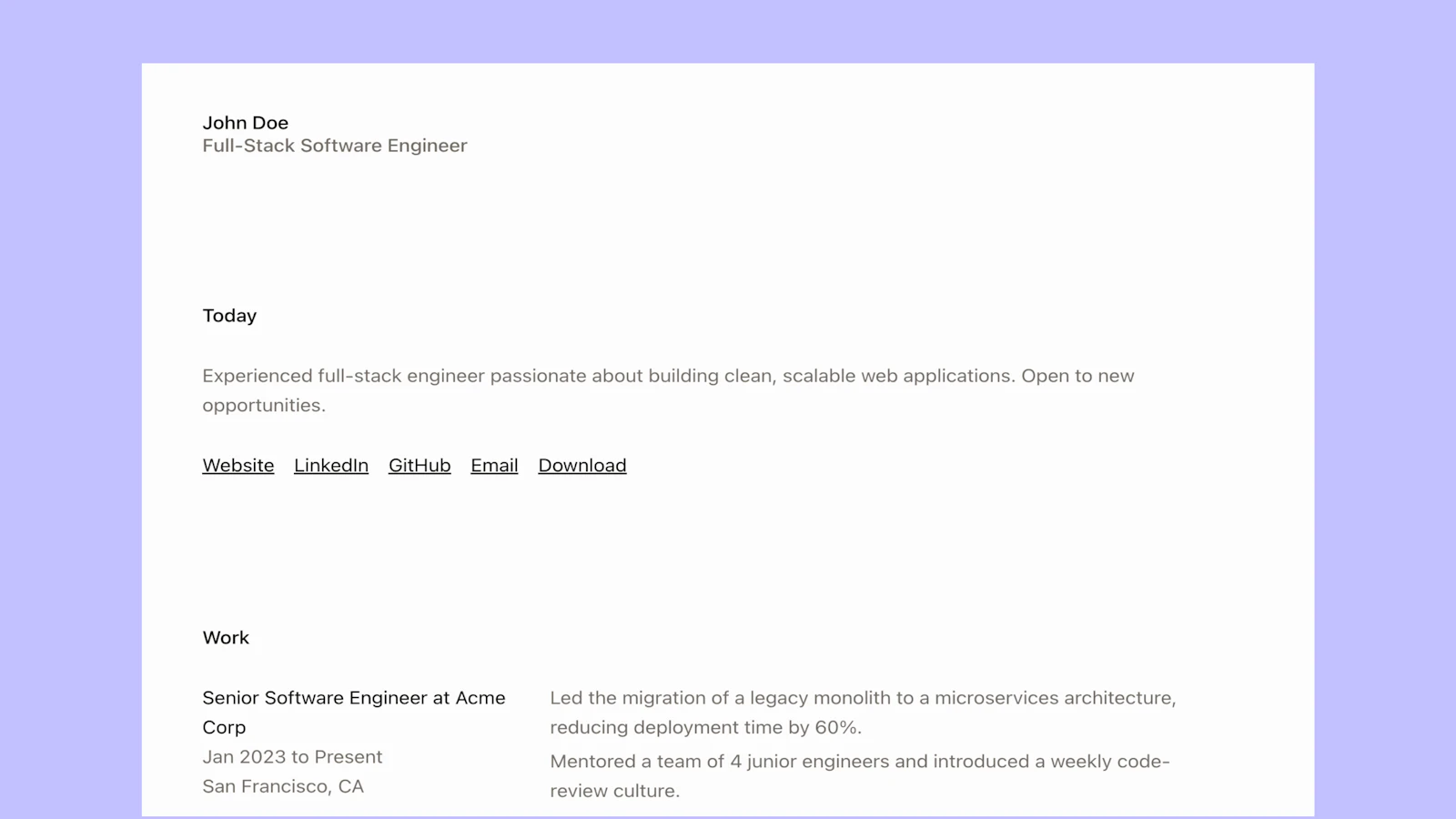 Resuma screenshot 2